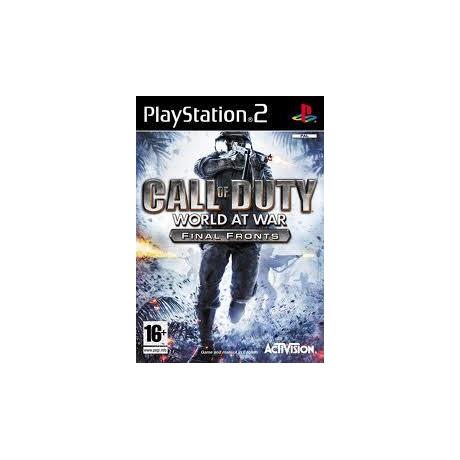 Call of duty world at war final sales fronts ps2